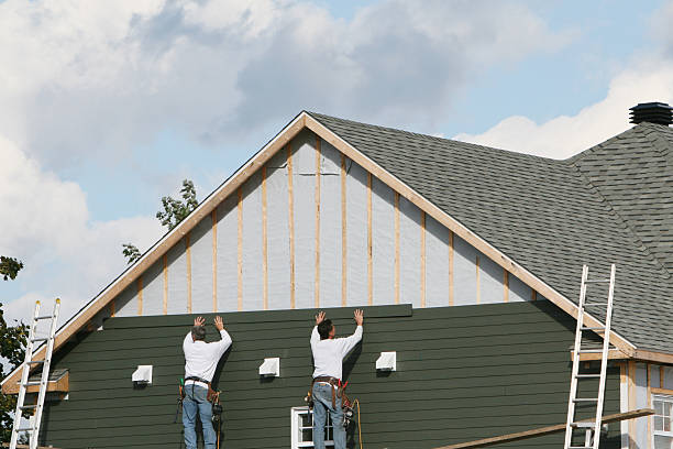 Professional Siding Replacement technician working in Mercer, PA